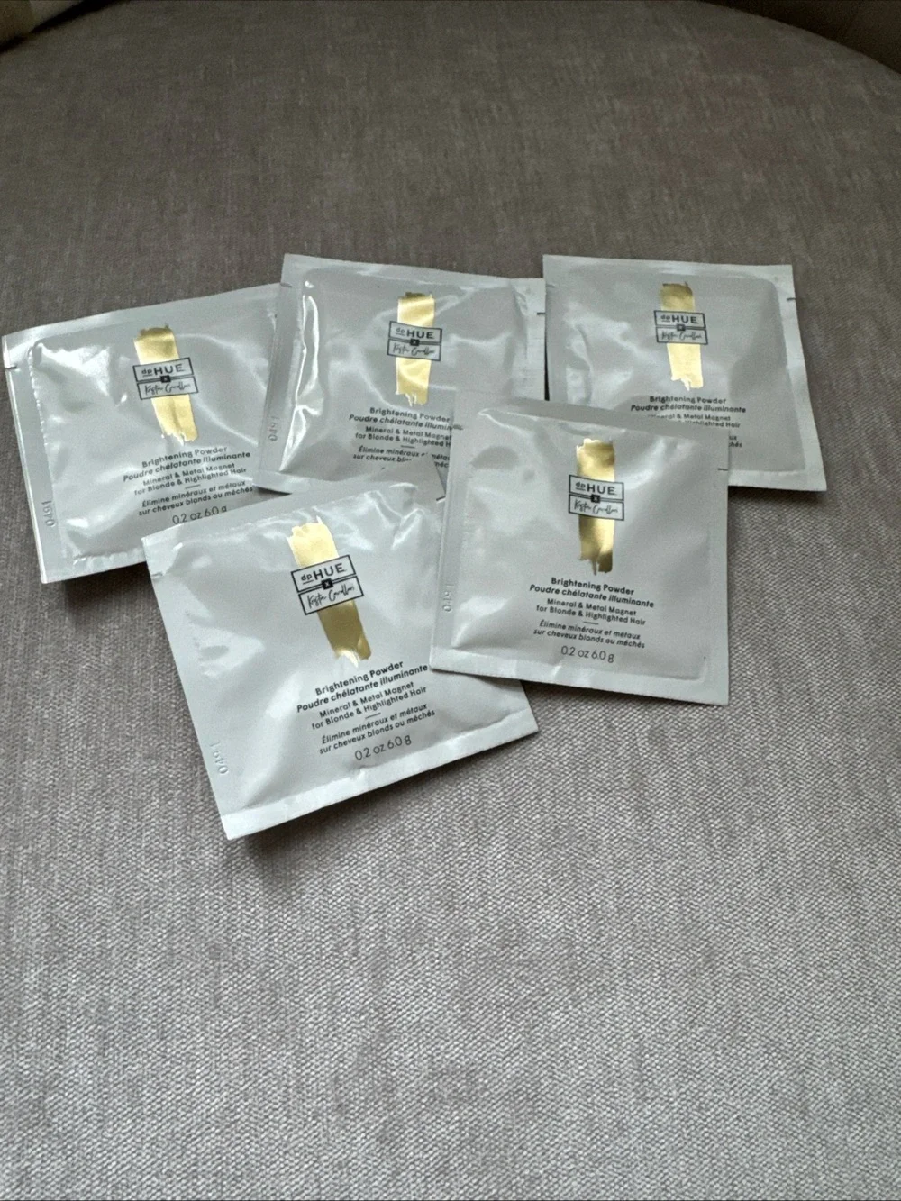 5Pk dp Hue Brightening Powder Treatment 0.2 Oz Mineral Metal Chlorine Remover